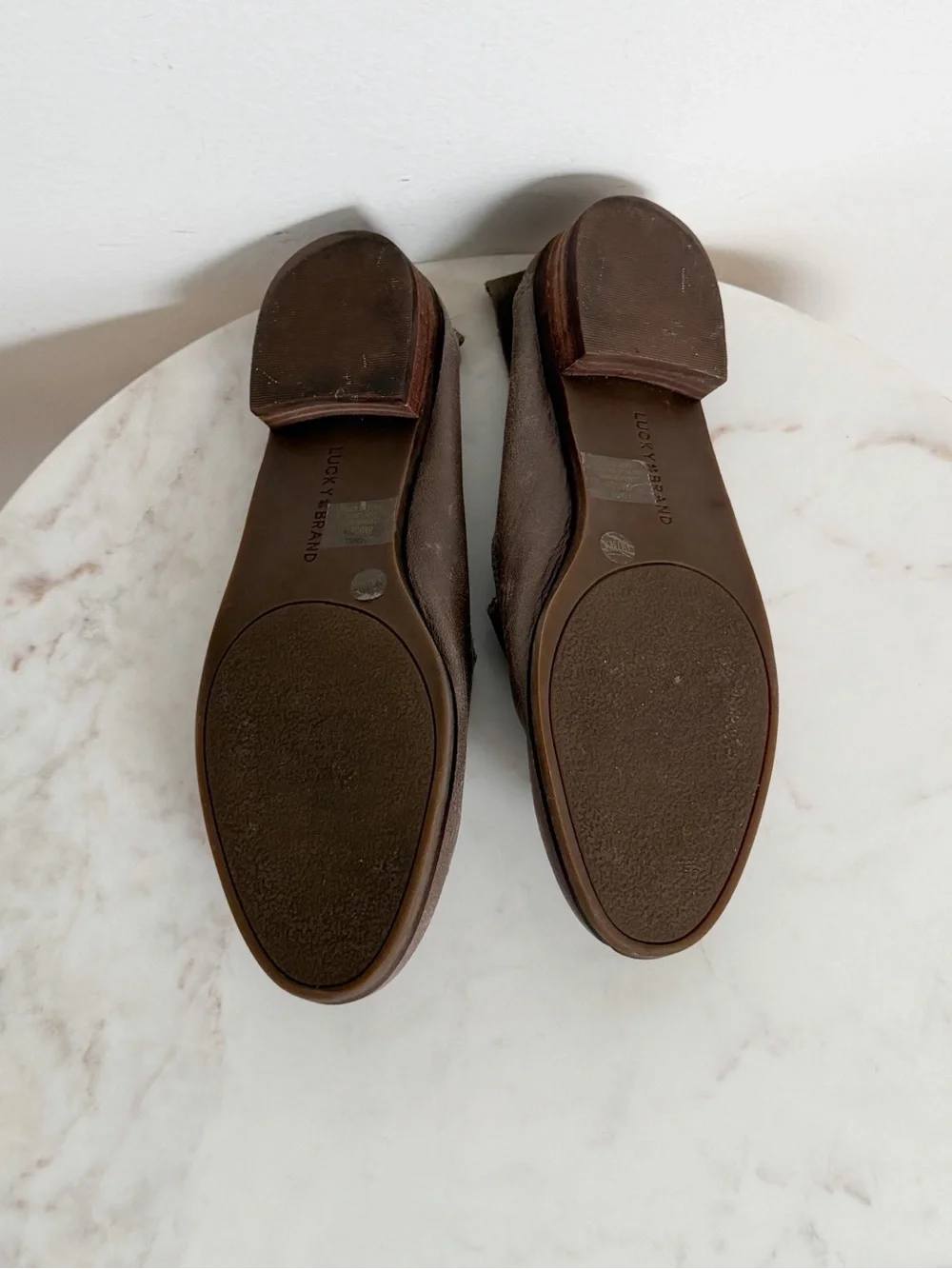 Lucky Brand Cahill Soft Structure Leather Slip On Loafer Flats Size 8 - Picture 11 of 11